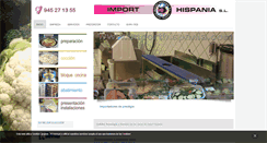 Desktop Screenshot of importhispania.com